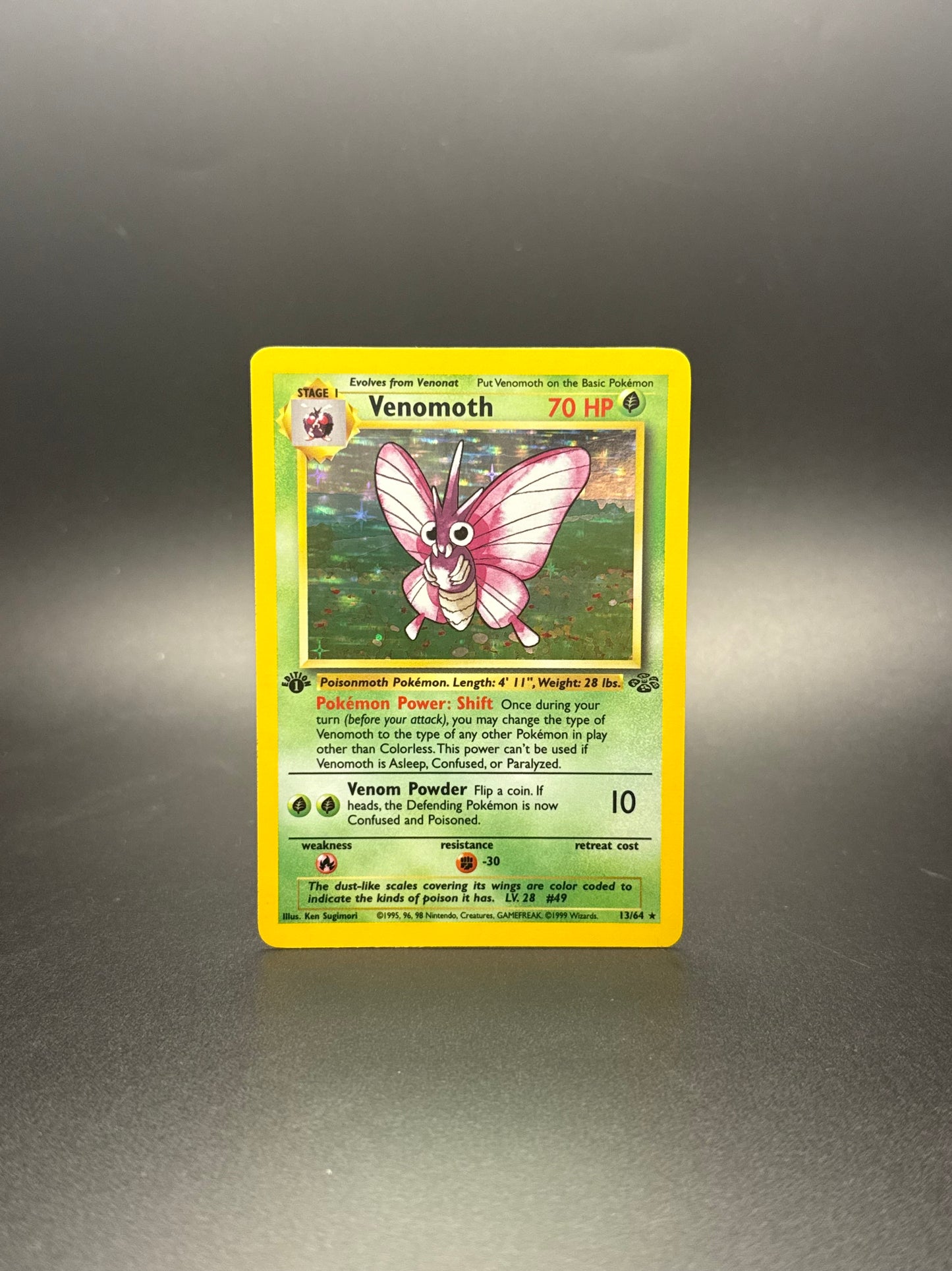 1st Edition Venomoth Holo Jungle
