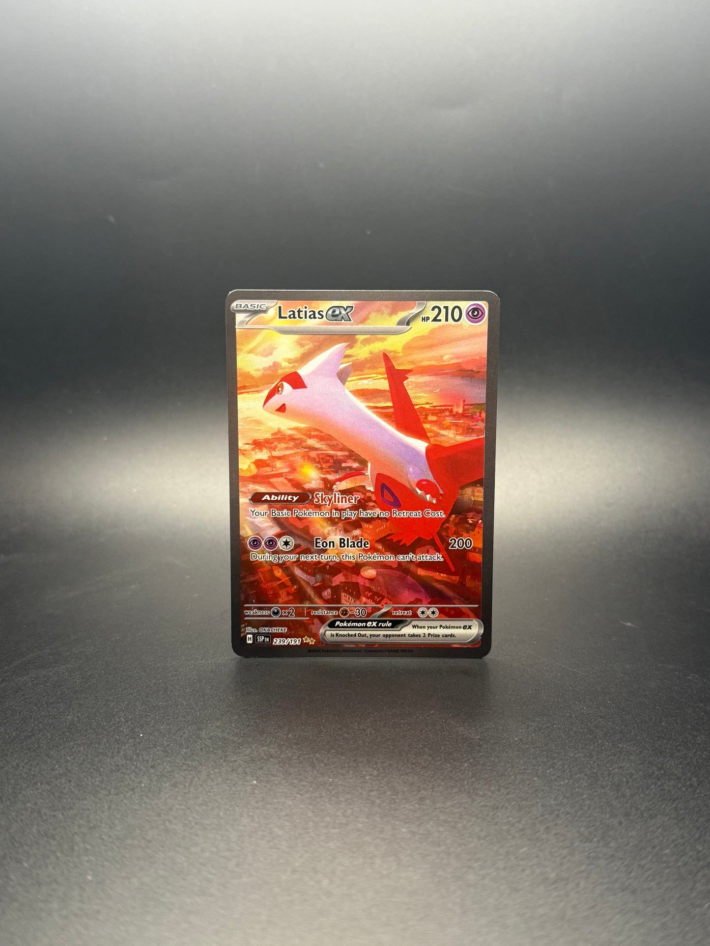 Latias EX SIR Surging Sparks