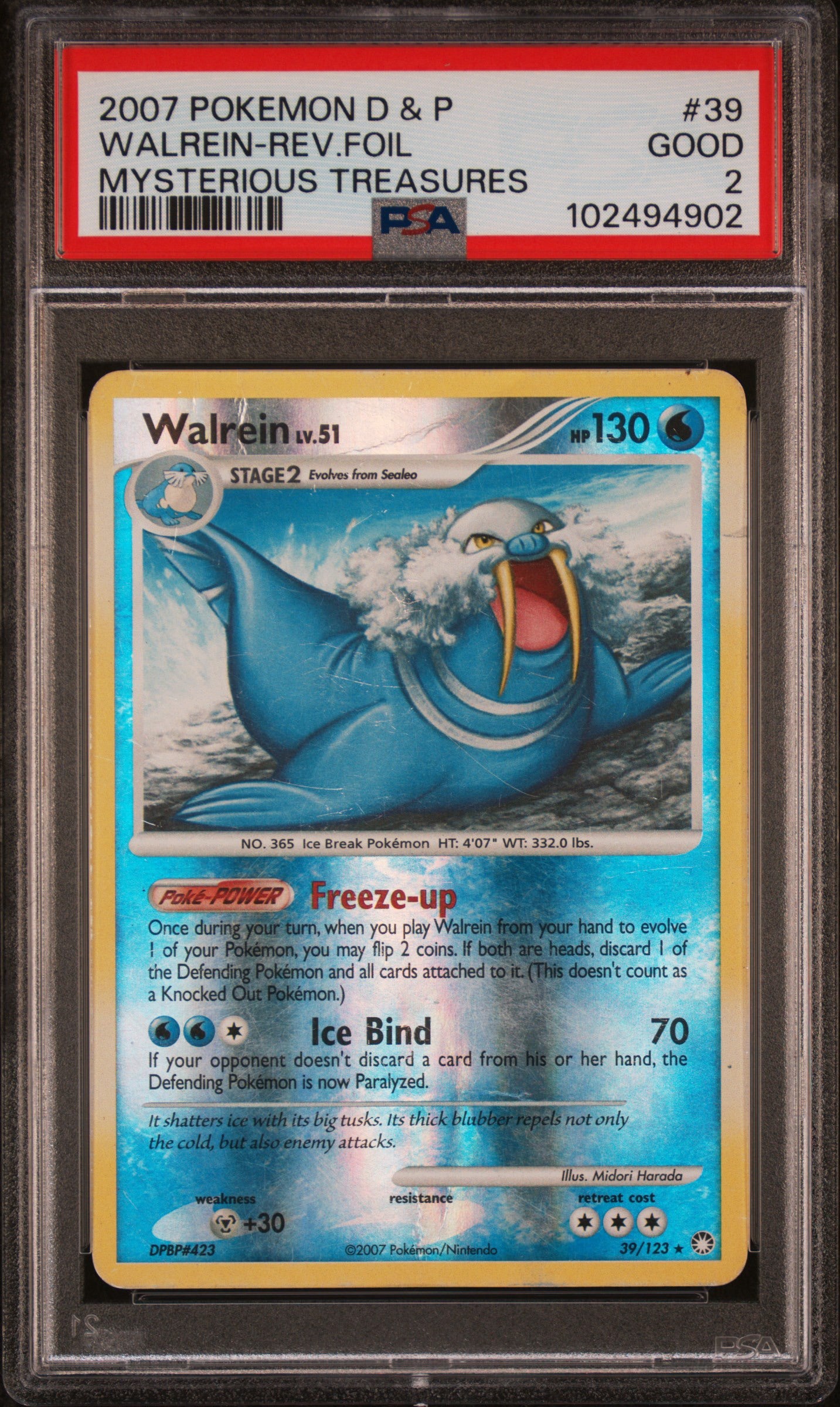 PSA 2 Walrein Reverse holo