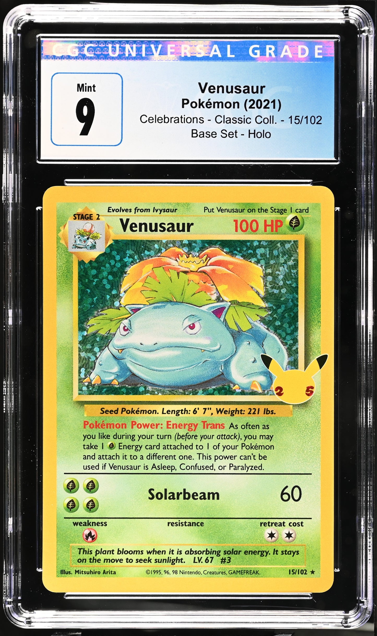 CGC 9 Venusaur Classic Collection