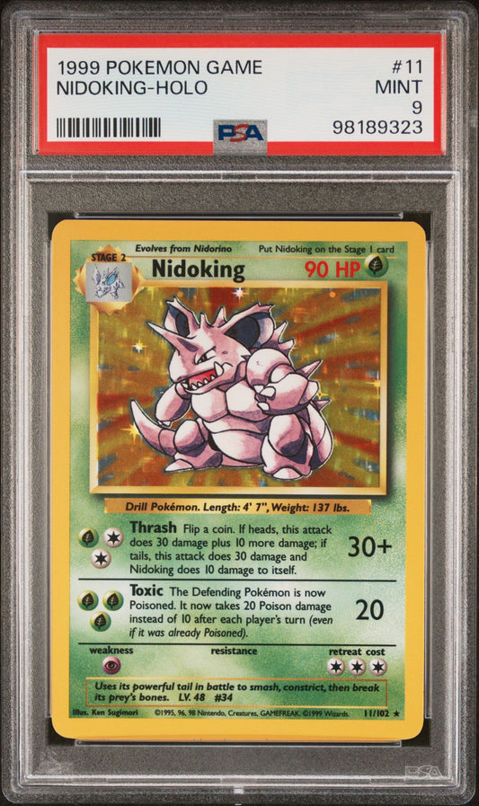 PSA 9 Nidoking Base Set