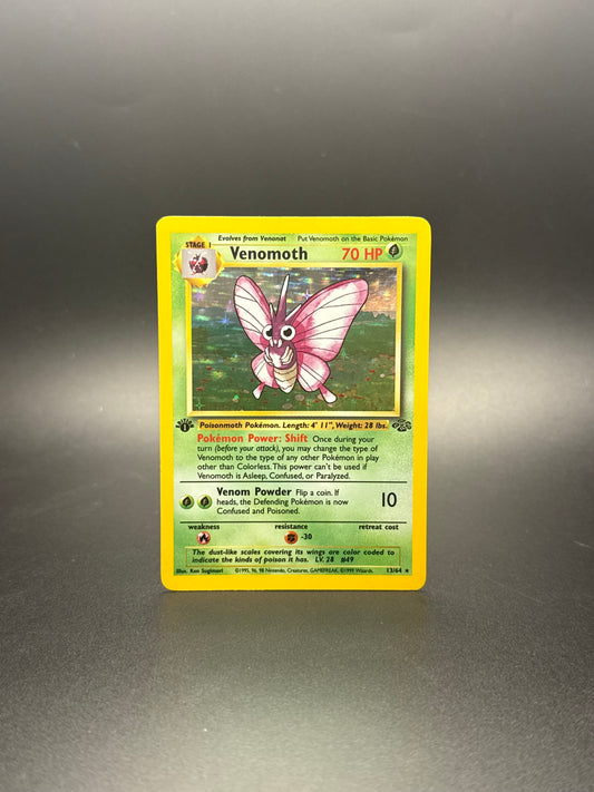 1st Edition Venomoth Holo Jungle