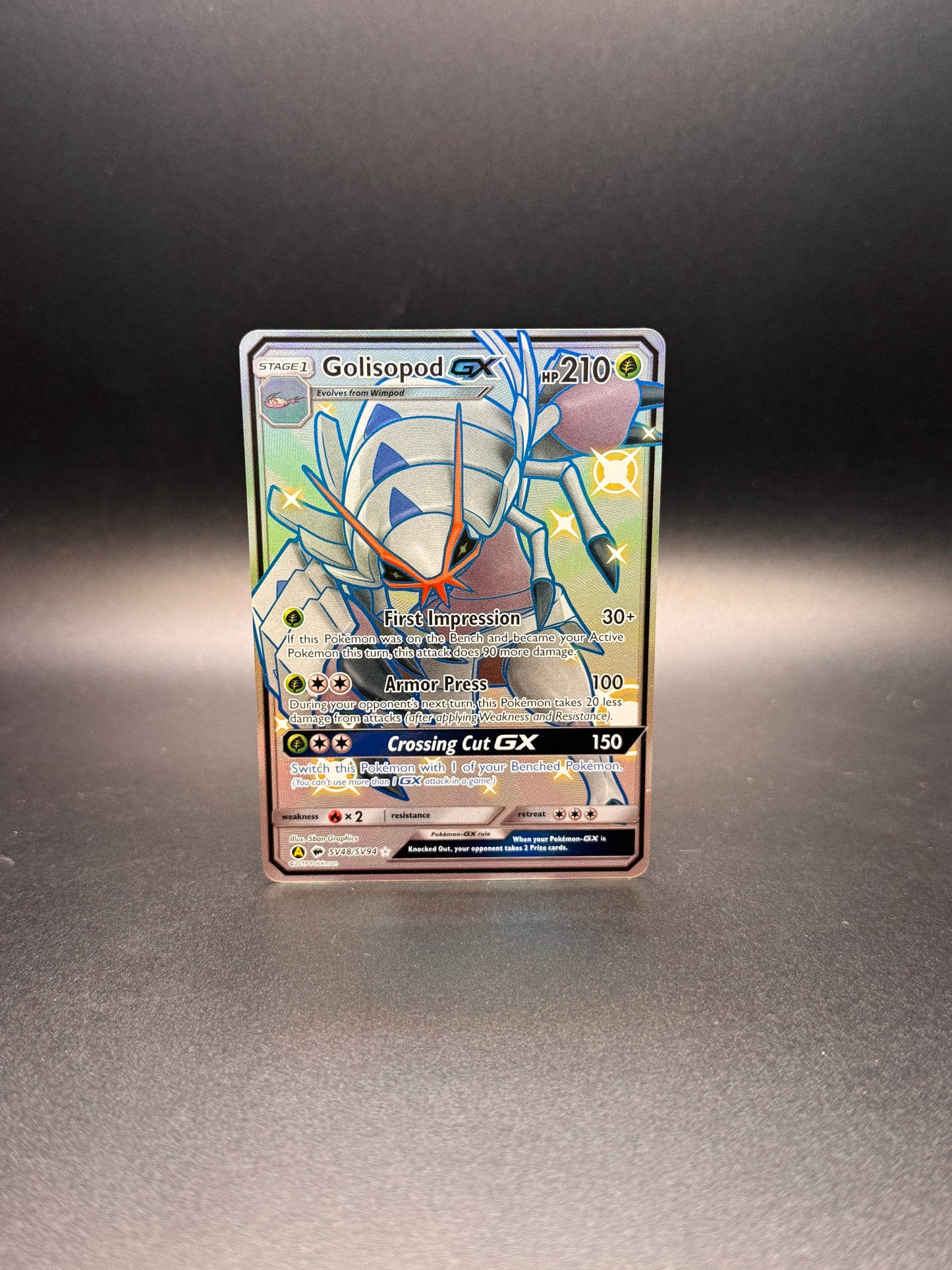 Golisopod GX Hidden Fates