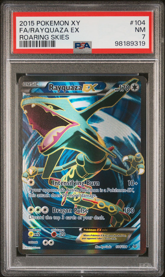 PSA 7 Rayquaza EX