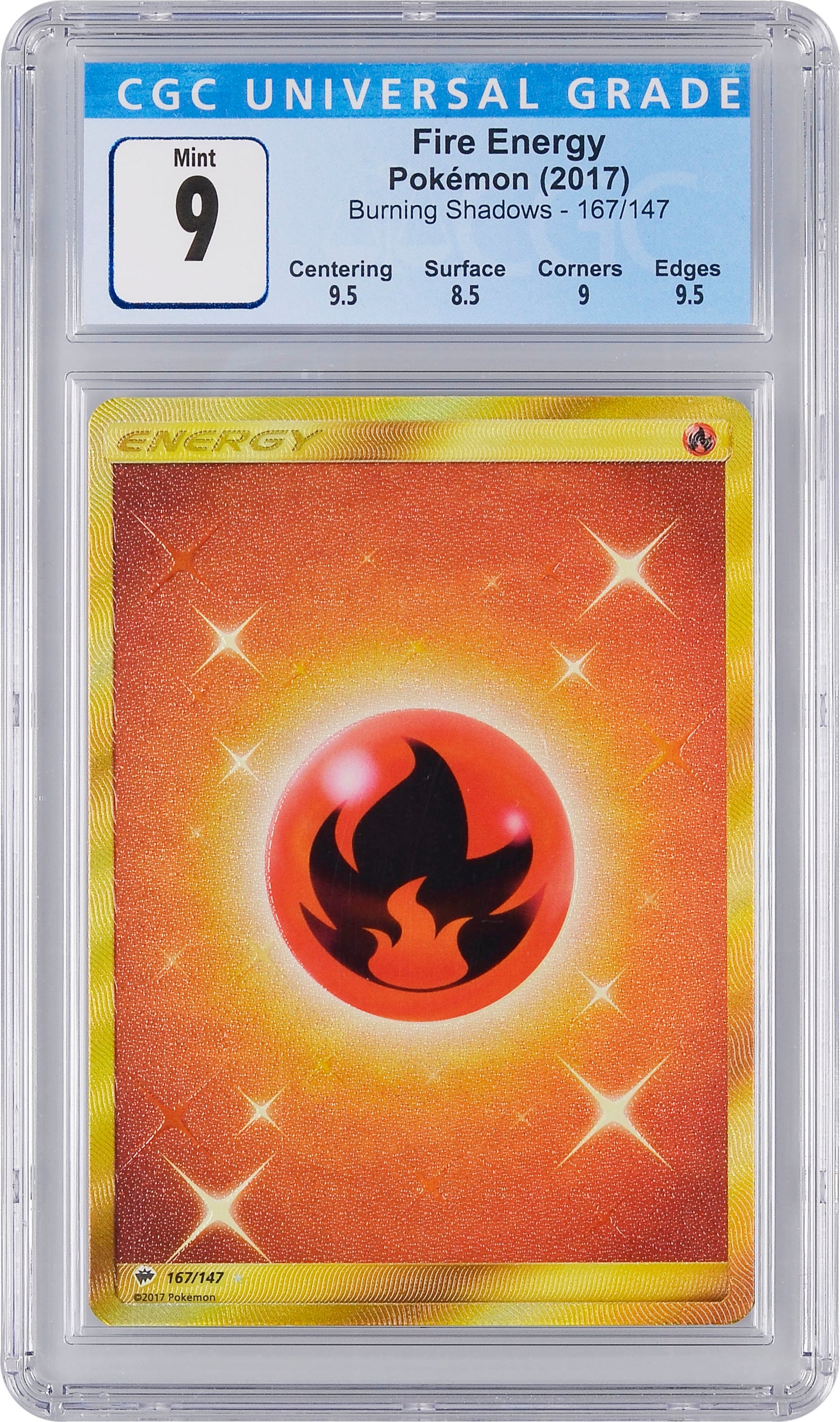 CGC 9 Fire Energy Secret