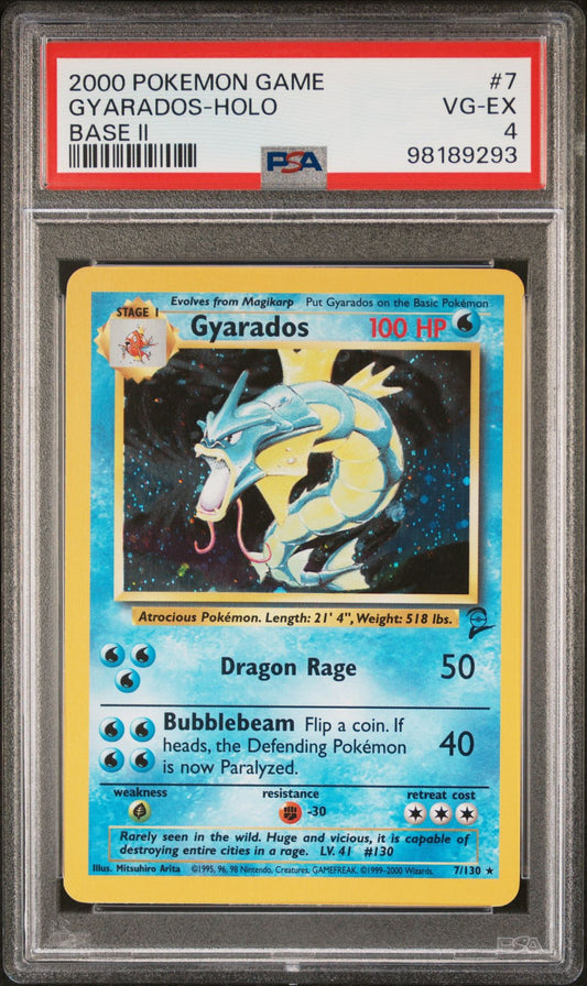 PSA 4 Gyarados Base Set 2