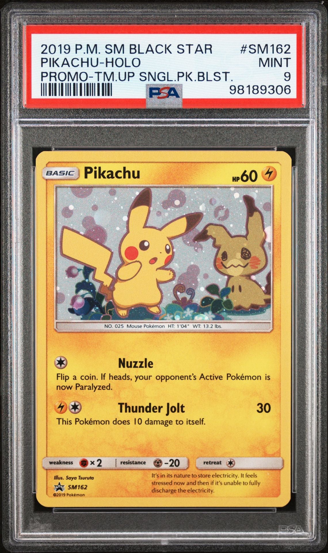 PSA 9 Pikachu