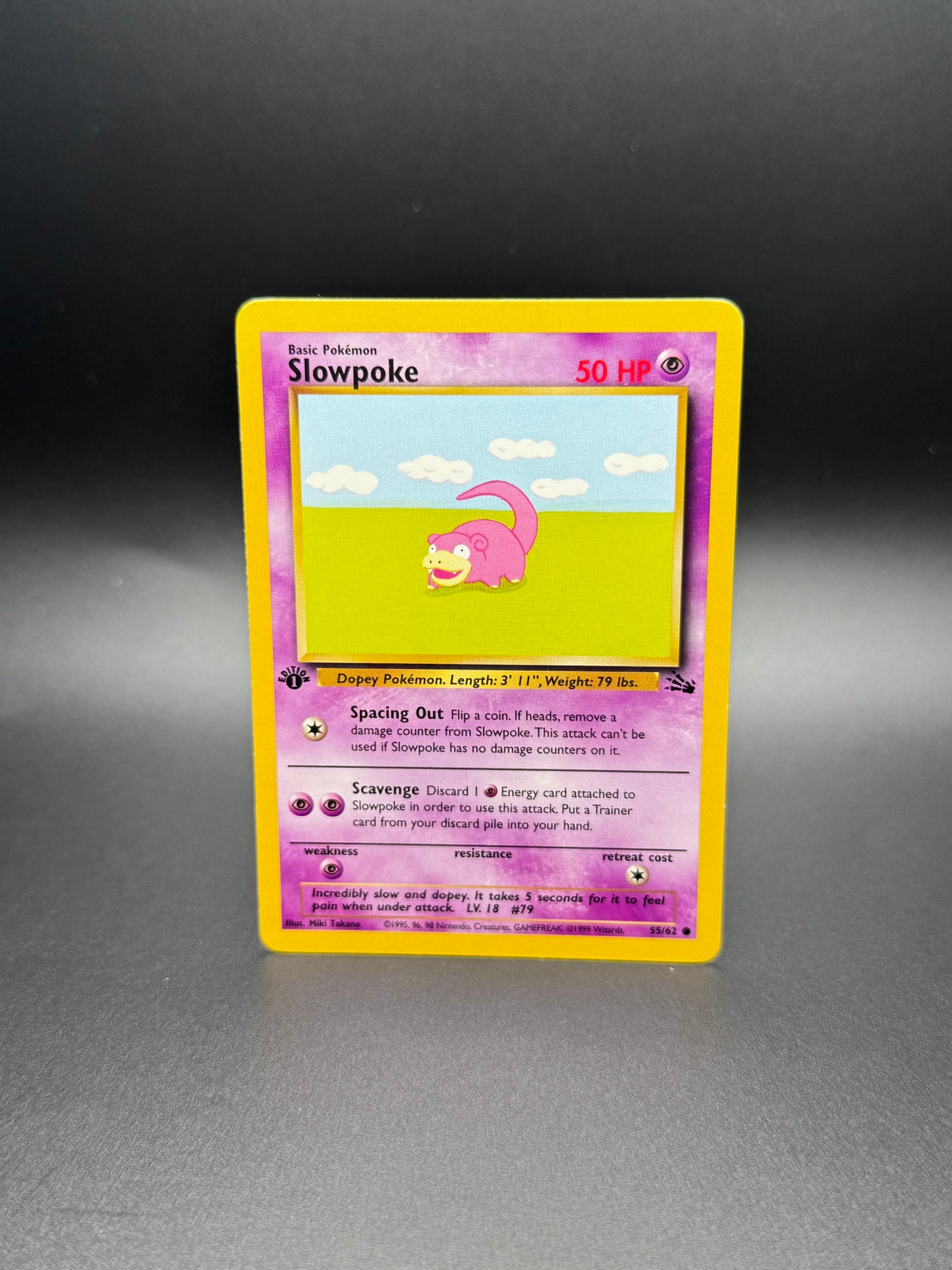 1st Edition Fossil Slowpoke