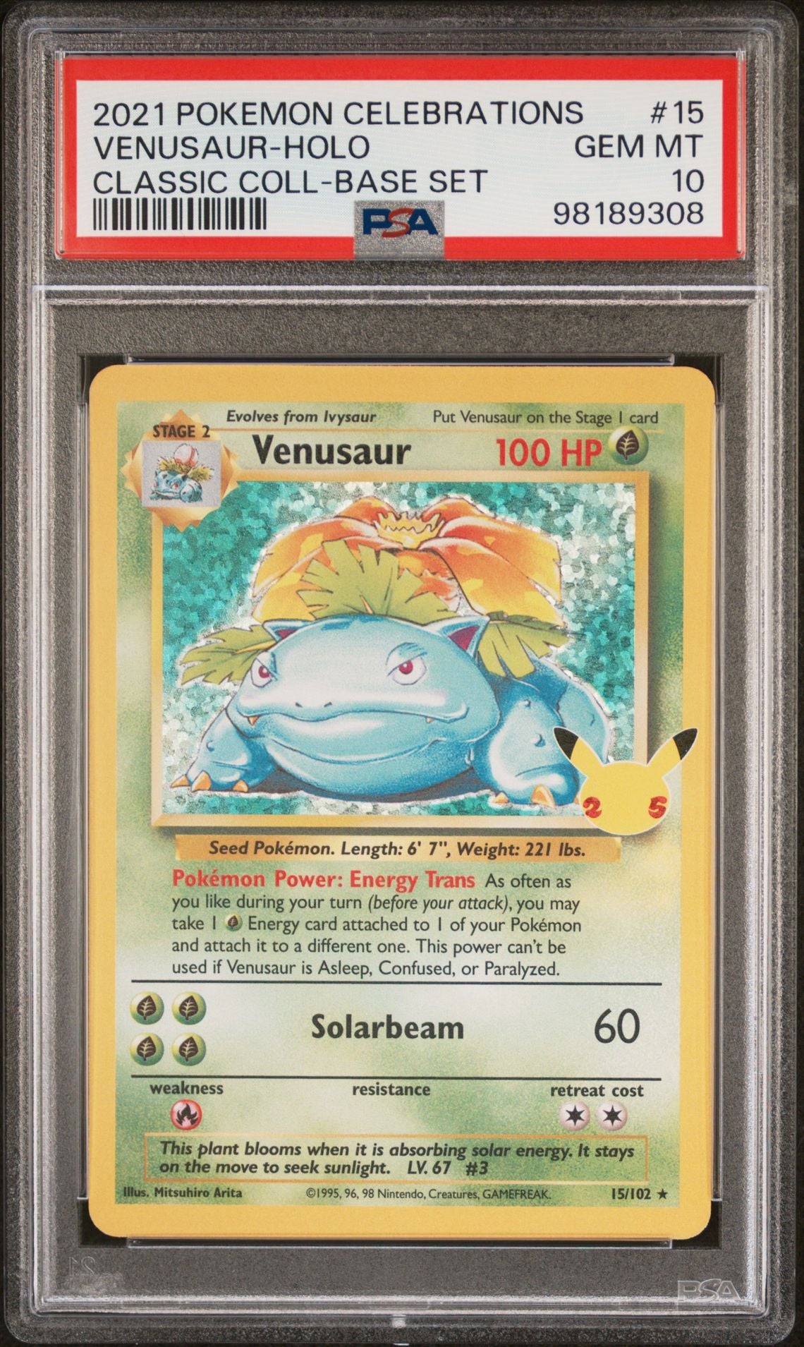 PSA 10 Venusaur Classic Collection