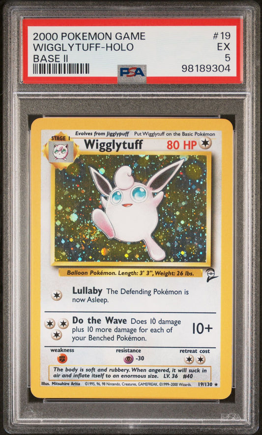 PSA 5 Wigglytuff Base Set 2