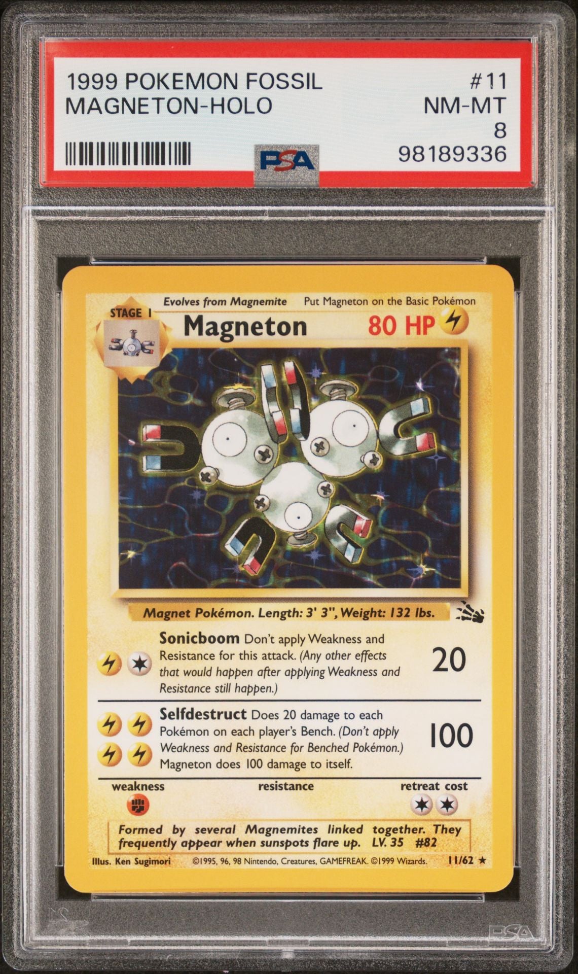 PSA 8 Magneton Fossil