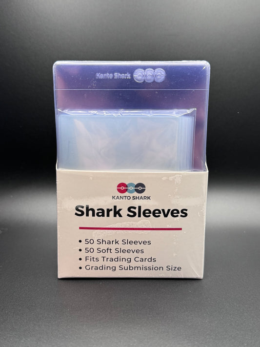 Shark Sleeves 50 Pack- 50 Semi Rigids and 50 Penny Sleeves