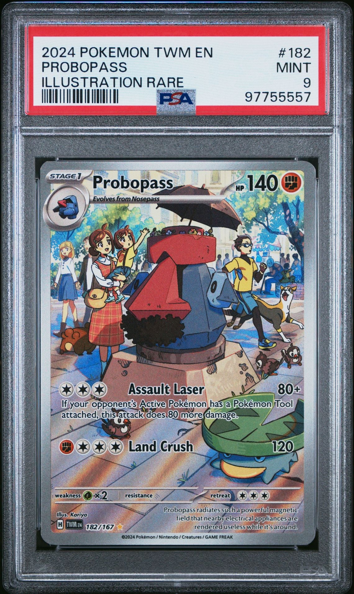 PSA 9 Probopass Twilight Masquerade