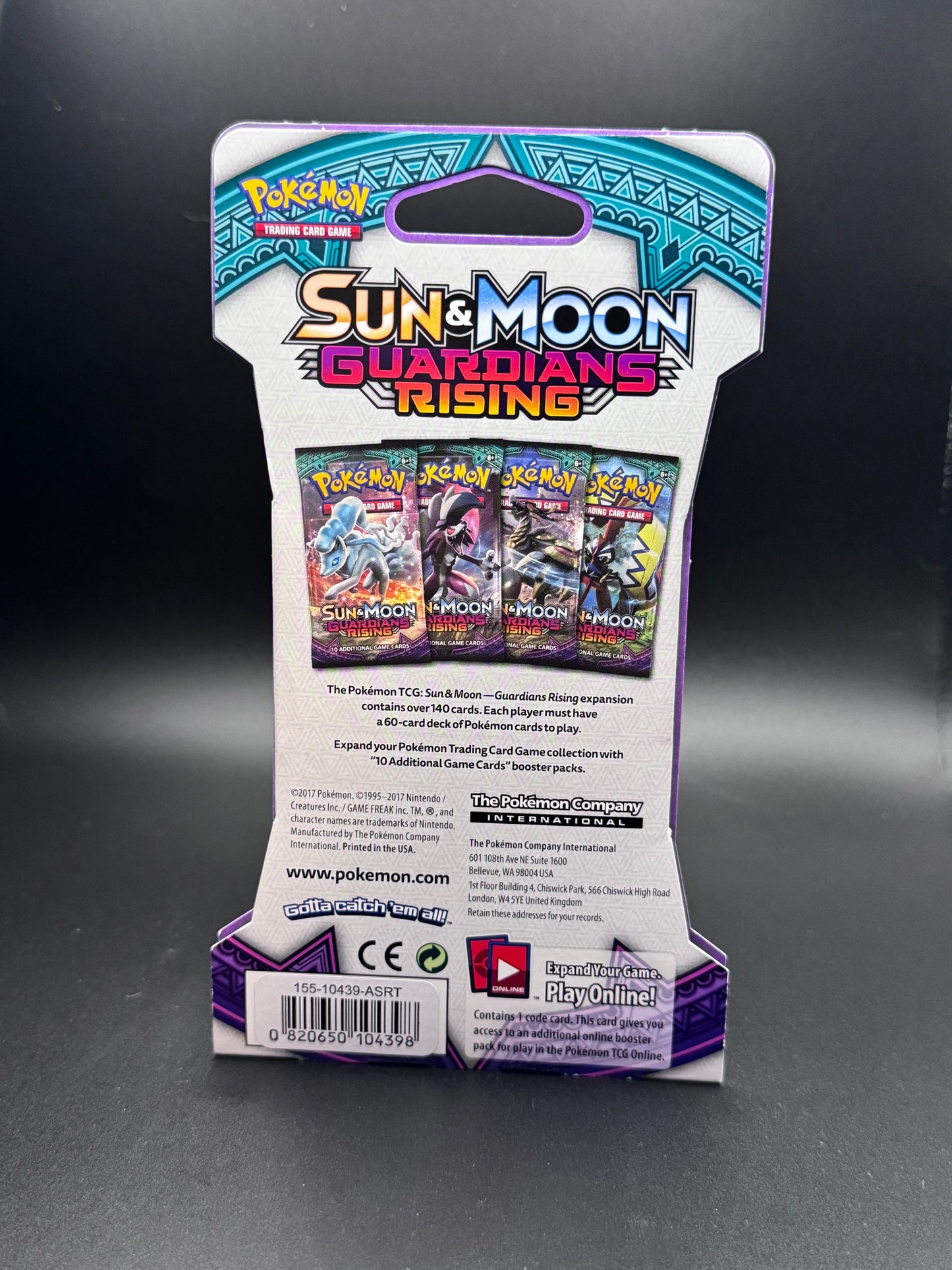 SM Guardians Rising Blister pack (Sealed) Tapu Koko Artwork