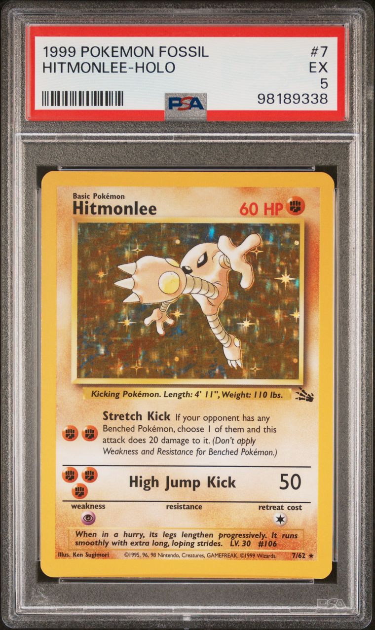 PSA 5 Hitmonlee Fossil