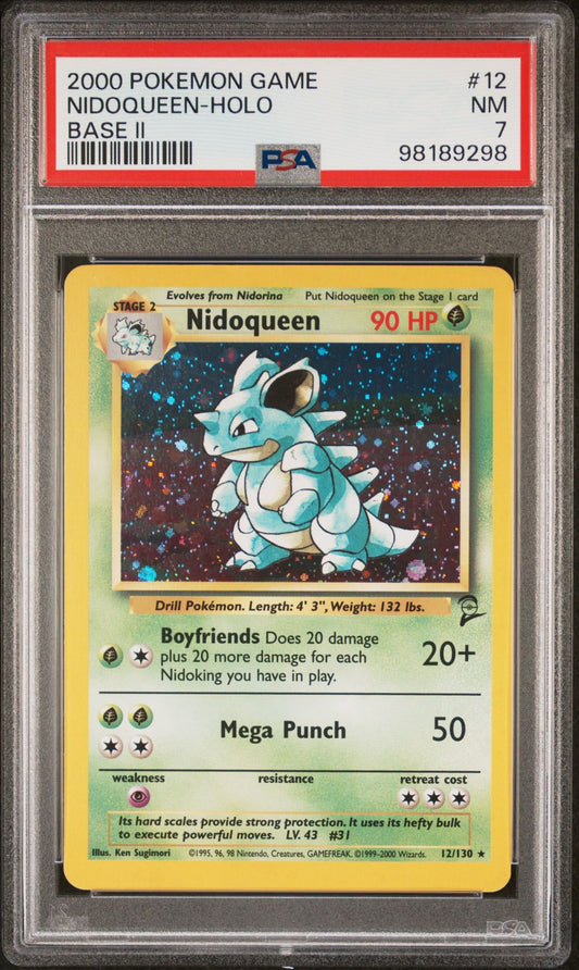 PSA 7 Nidoqueen Base Set 2