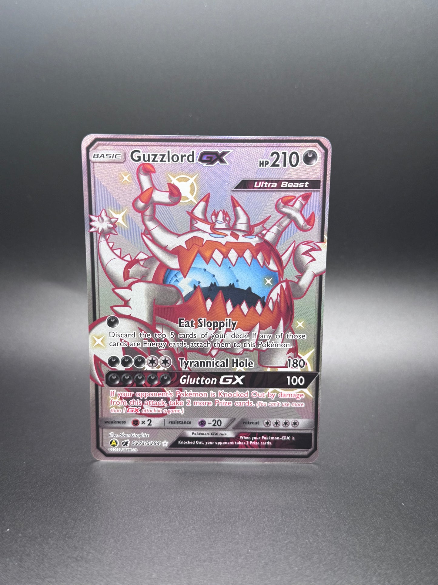 Guzzlord GX Hidden Fates