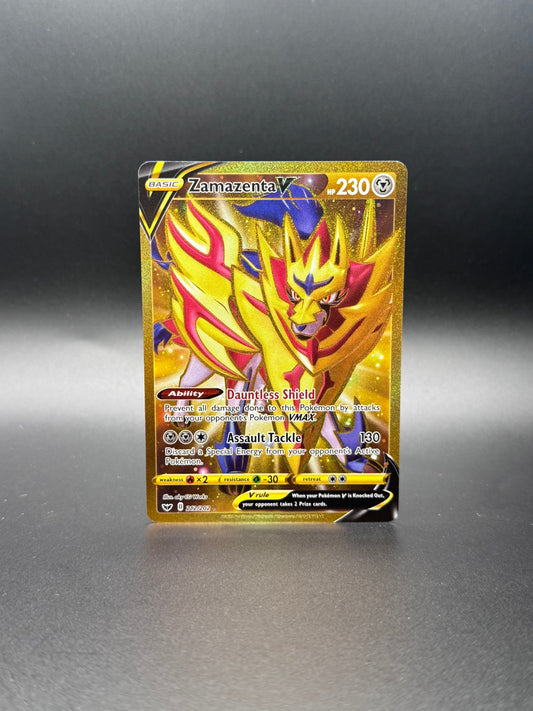 Sword & Shield Base Zamazenta V Secret Rare