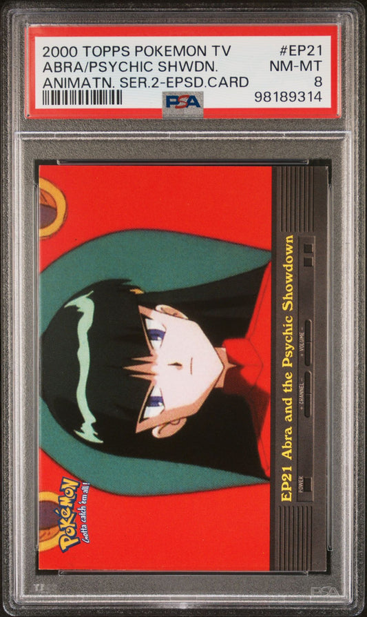 PSA 8 EP. 21 Topps Animated Series 2