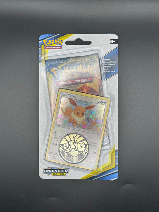 Unbroken Bonds Eevee Check Lane Blister Booster Pack (Sealed)