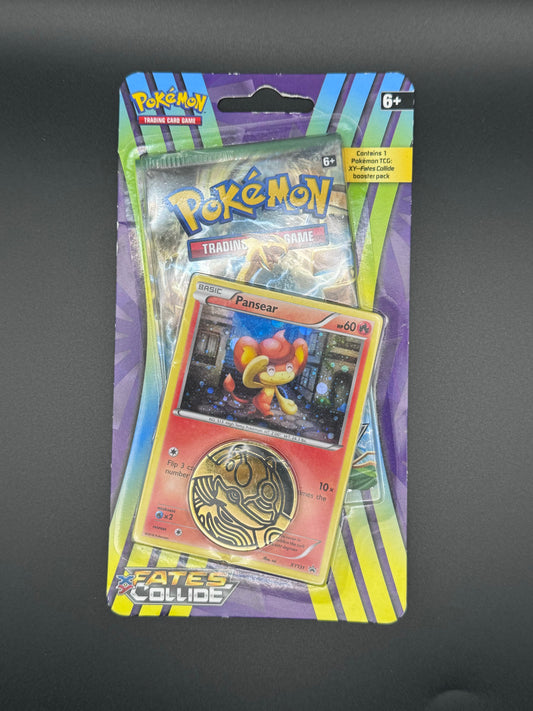 XY Fates Collide Pansear Check Lane Blister Pack