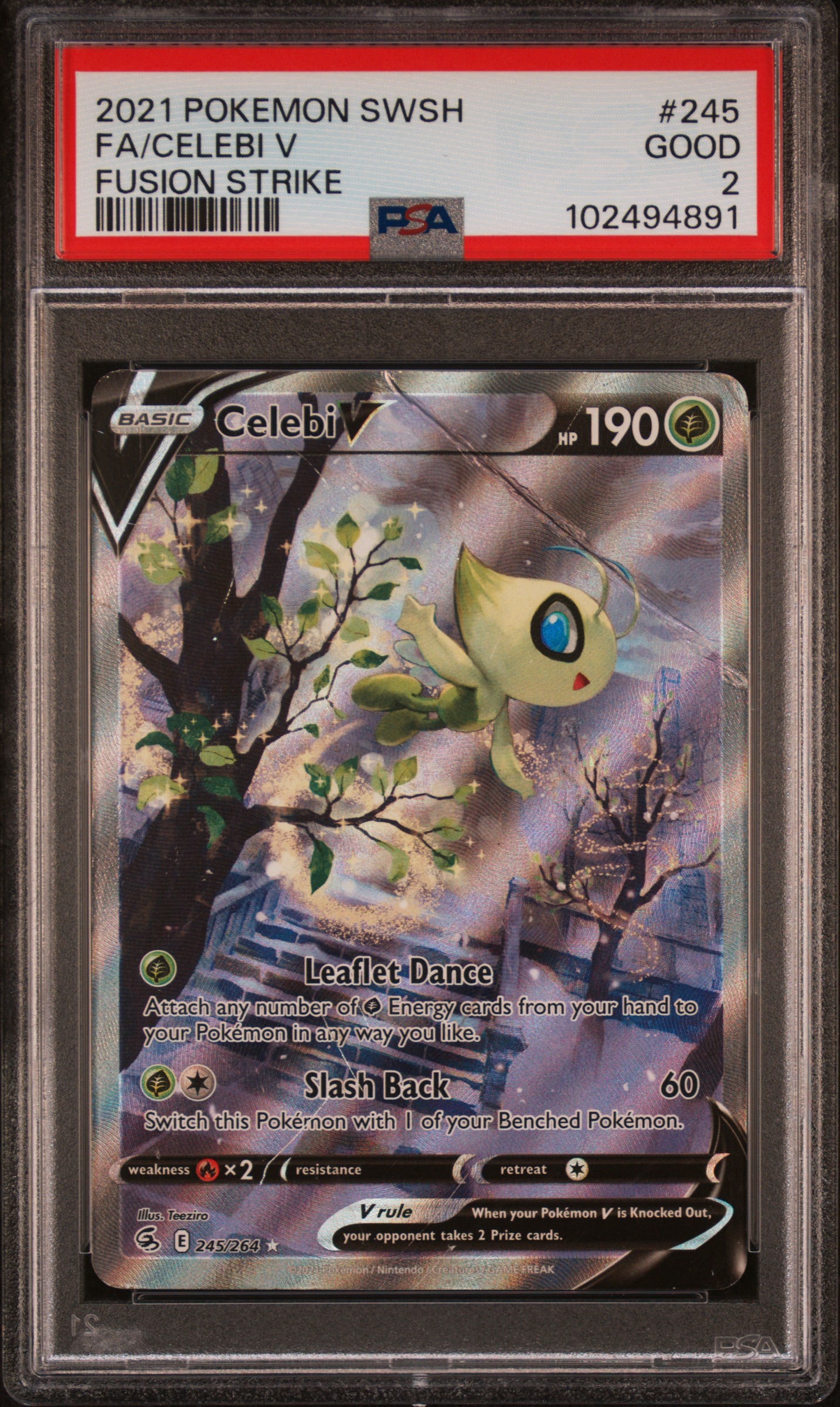 PSA 2 Celebi V Alt Art